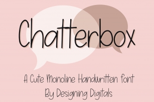 Chatterbox Font Download