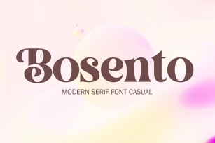 Bosento Font Download