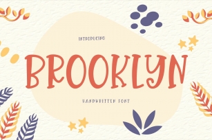 Brooklyn is a cute handwritten Font Download