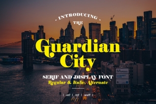 Guardian City Font Download