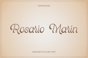 Rosario Marin Font Download