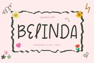 Belinda is a cute and handwritten Font Download