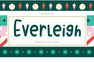 Everleigh is a cute and handwritten Font Download