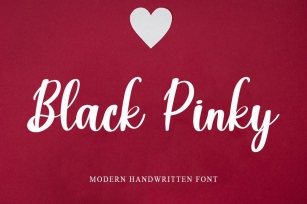 Black Pinky Font Download