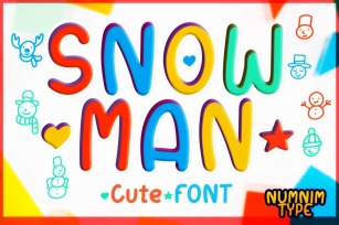 Snow Man Font Download