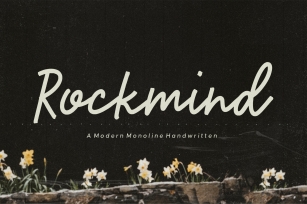 Rockmind Modern Monoline Handwritten Font Download
