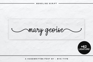Mary Geoise Font Download