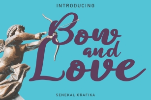 Bow and Love Font Download