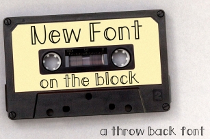 New On The Block Font Download