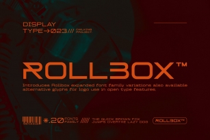 Rollbox Font Download