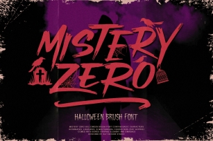 Mistery Zero Typeface Font Download