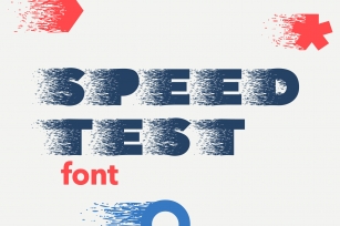 Speed Test Font Download