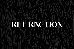 Refraction Font Download