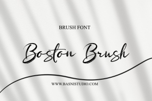 Boston Brush Font Download