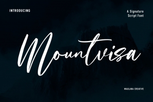 Mountvisa Script Font Download