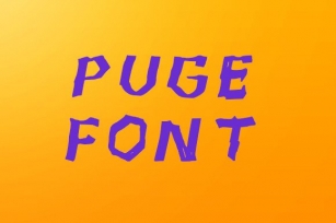 Puge Font Download