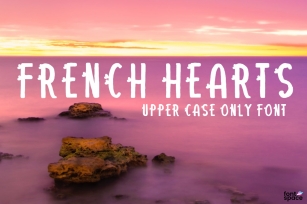 French Hearts Font Download