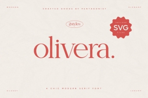 Olivera | Chic Modern Serif Font Download
