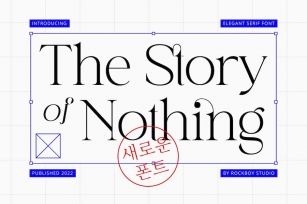 The Story of Nothing Font Download
