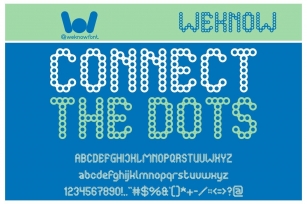 Connect the Dots Font Download