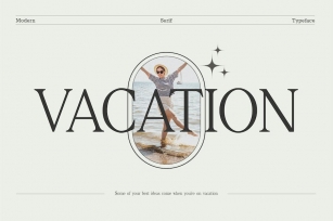 Vacation Serif Typeface Font Download