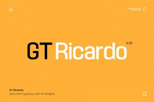 GT Ricardo Typeface Font Download