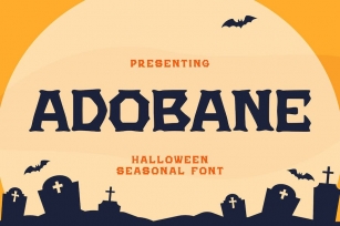 Adobane - Halloween Font Font Download