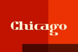 Chicago Retro Geometry Font Download