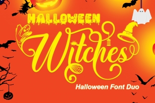 Halloween Witches Scrip Font Download