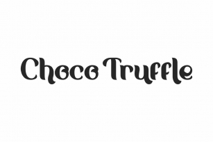 Choco Truffle Font Download