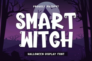 Smart Witch - Halloween Display Font Font Download