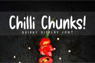 Chilli Chunks - Handwritten Font Font Download