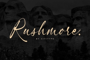 Rushmore Font Download