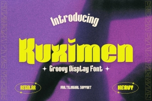 Kuximen | Groovy Retro Font Font Download
