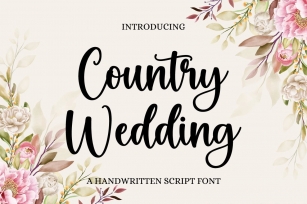 Country Wedding Font Download
