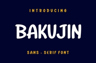 Bakujin Font Font Download