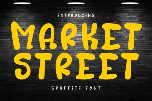 Market Street is a cute and graffiti Font Download
