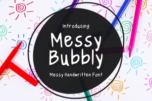 Messy Bubbly Font Download