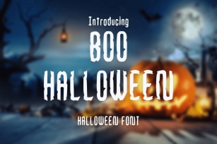 Boo Halloween Font Download