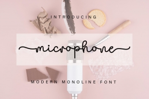 Microphone Font Download
