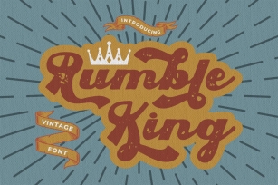 Rumble King Font Download