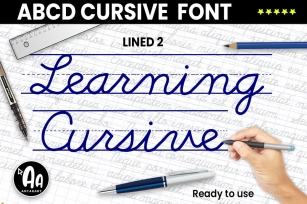 Abcd Cursive Lined2 Font Download