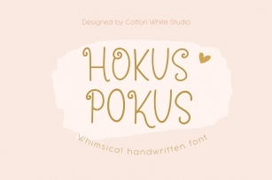Hokus Pokus Fun and Cute Font Download