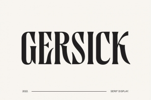 Gersick Font Download