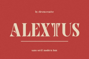 Alextus Serif Font Font Download