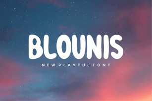 Blounis font Font Download
