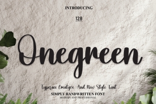 Onegreen Font Download