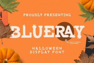 Blueray - Halloween Font Font Download