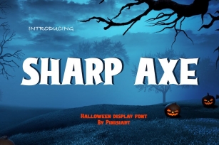 Sharp Axe - Halloween Display Font Font Download