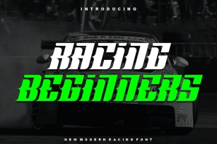 Racing Beginners Font Font Download